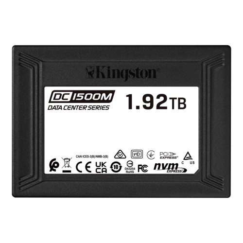 Накопичувач SSD U.2 2.5 1.92TB Kingston (SEDC1500M/1920G)