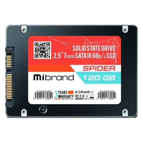 Накопичувач SSD 2.5 120GB Mibrand (MI2.5SSD/SP120GB)