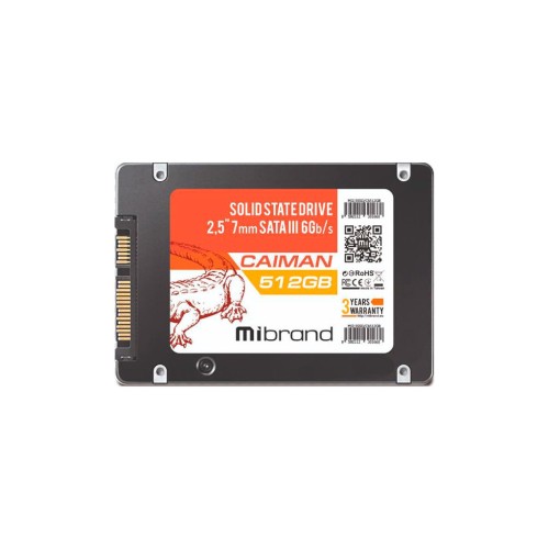 Накопичувач SSD 2.5 512GB Mibrand (MI2.5SSD/CA512GB)