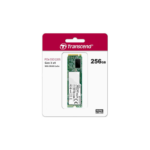 Накопичувач SSD M.2 2280 256GB Transcend (TS256GMTE220S)