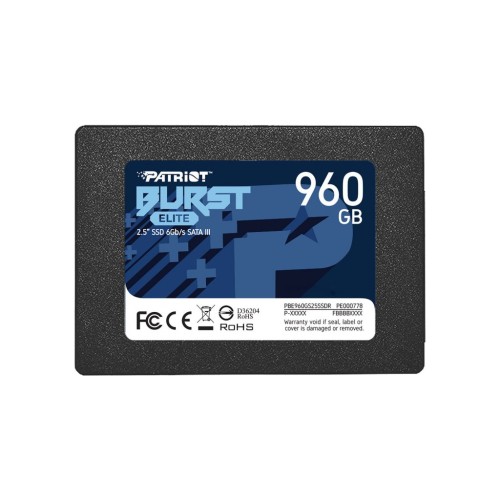 Накопичувач SSD 2.5 960GB Burst Elite Patriot (PBE960GS25SSDR)