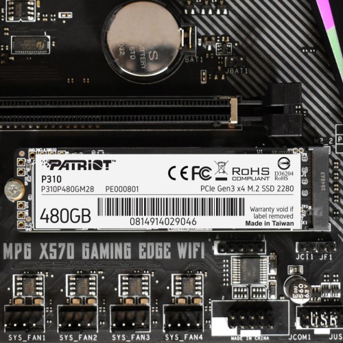 Накопичувач SSD M.2 2280 480GB Patriot (P310P480GM28)