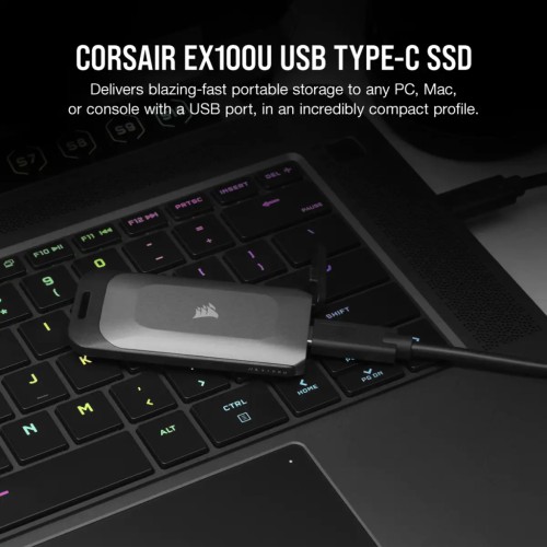 Накопичувач SSD USB 3.2 1TB Corsair (CSSD-EX100U1TB)