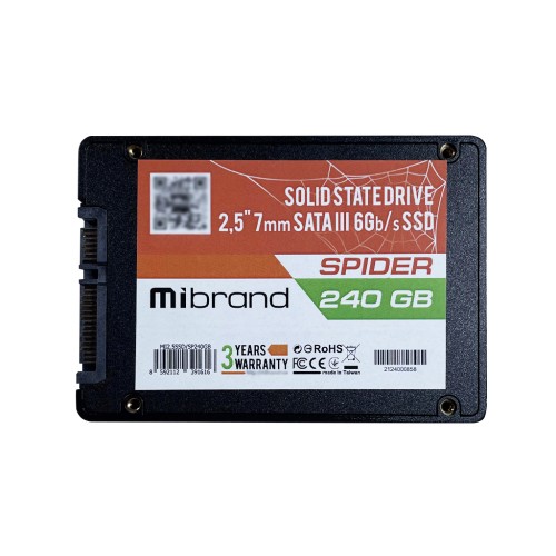 Накопичувач SSD 2.5 240GB Mibrand (MI2.5SSD/SP240GBST)