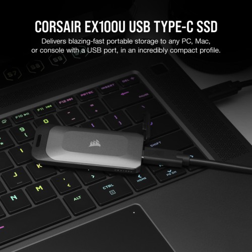 Накопичувач SSD USB 3.2 4TB Corsair (CSSD-EX100U4TB)