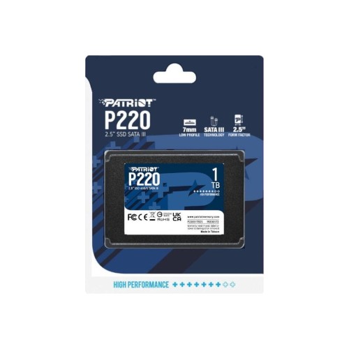 Накопичувач SSD 2.5 1TB P220 Patriot (P220S1TB25)