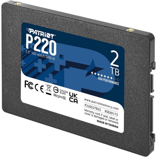 Накопичувач SSD 2.5 2TB P220 Patriot (P220S2TB25)