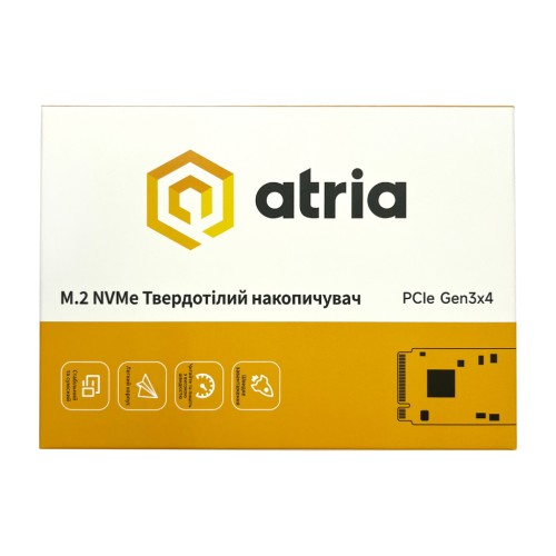 Накопичувач SSD M.2 2280 512GB X500S ATRIA (ATNVMX500S/512)