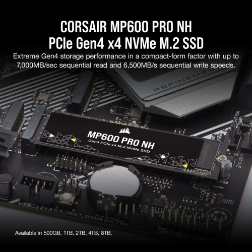 Накопичувач SSD M.2 2280 8TB MP600 PRO NH Corsair (CSSD-F8000GBMP600PNH)