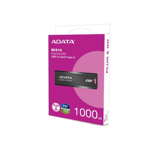 Накопичувач SSD USB 3.2 1TB SD610 ADATA (SC610-1000G-CBK/RD)