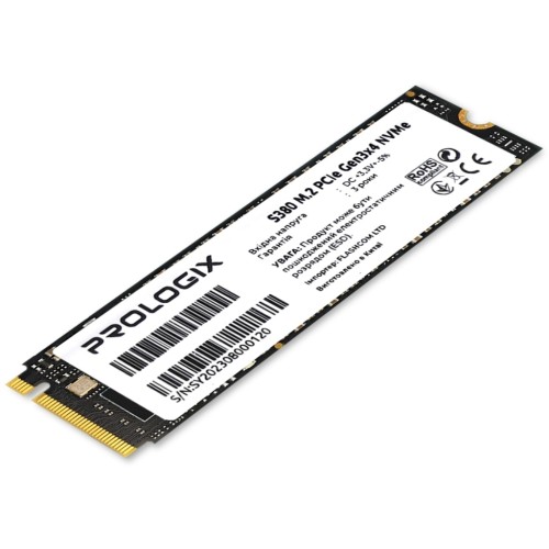 Накопичувач SSD M.2 2280 256GB Prologix (PRO256GS380)