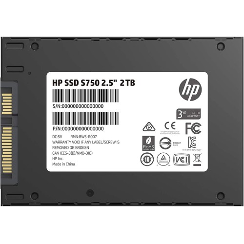 Накопичувач SSD 2.5 2TB S750 HP (1R9T8AA)