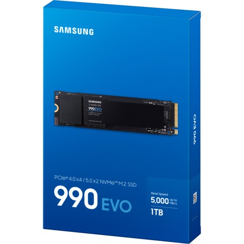 Накопичувач SSD M.2 2280 1TB 990 EVO Samsung (MZ-V9E1T0BW)