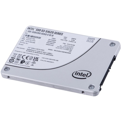 Накопичувач SSD 2.5 7.68TB D3-S4520 INTEL (SSDSC2KB076TZ01)