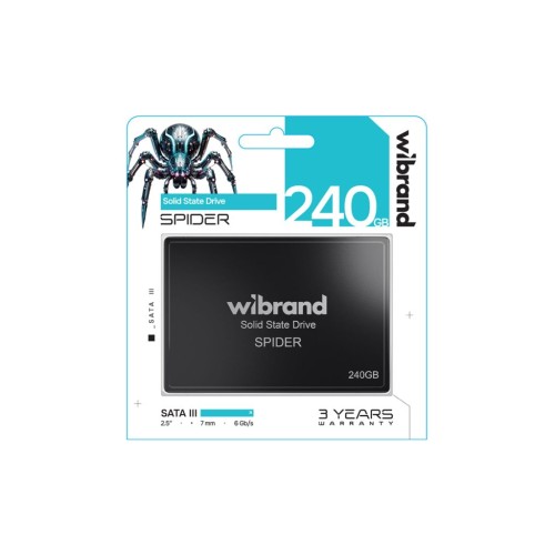 Накопичувач SSD 2.5 240GB Spider Wibrand (WI2.5SSD/SP240GBST)