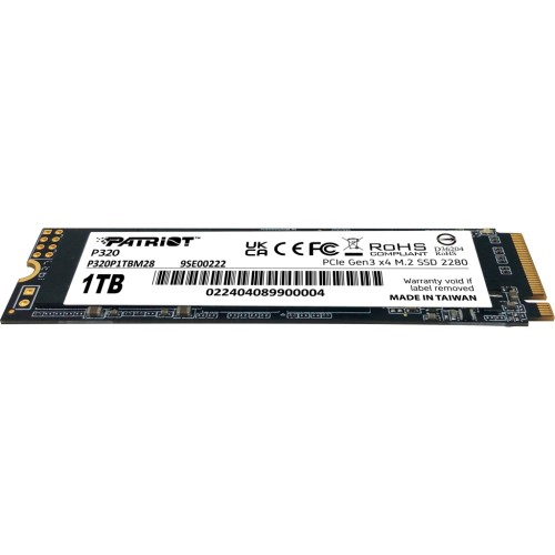 Накопичувач SSD M.2 2280 1TB Patriot (P320P1TBM28)