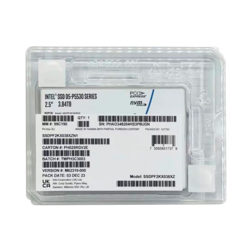 Накопичувач SSD U.2 2.5 3.84TB D5-P5530 15mm INTEL (SSDPF2KX038XZN1)