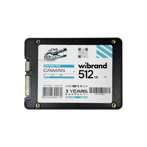 Накопичувач SSD 2.5 512GB Caiman Wibrand (WI2.5SSD/CA512GB)