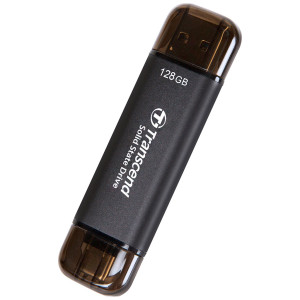 Накопичувач SSD USB 3.2 128GB Transcend (TS128GESD310C)