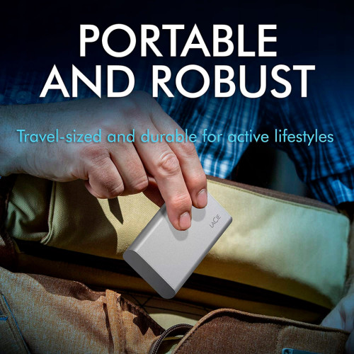 Накопичувач SSD USB Type-C 2TB Portable LaCie (STKS2000400)