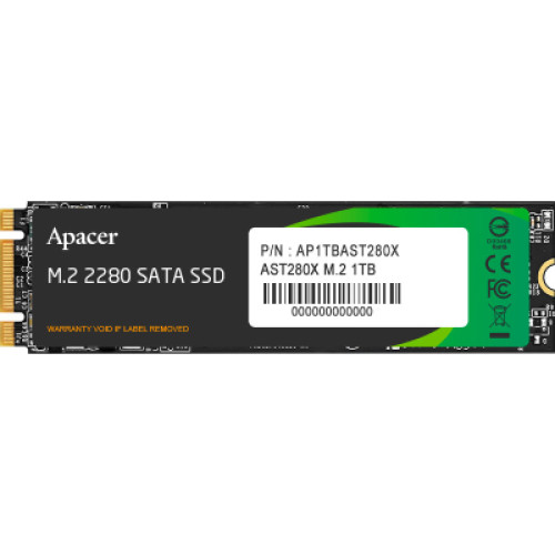 Накопичувач SSD M.2 2280 1TB Apacer (AP1TBAST280X) Накопичувач SSD M.2 2280 1TB Apacer (AP1TBAST280X)