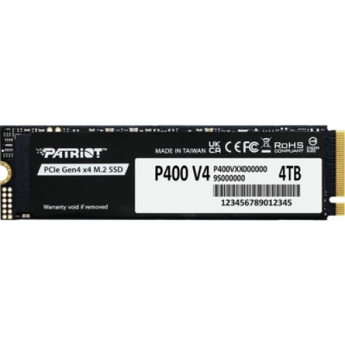 Накопичувач SSD M.2 2280 4TB P400 Patriot (P400VP4TBM28H)
