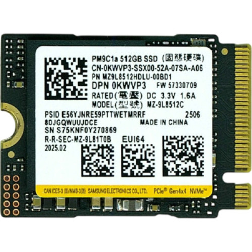 Накопичувач SSD M.2 2230 512GB Samsung (MZ9L8512HDLU-00BD1) Накопичувач SSD M.2 2230 512GB Samsung (MZ9L8512HDLU-00BD1)