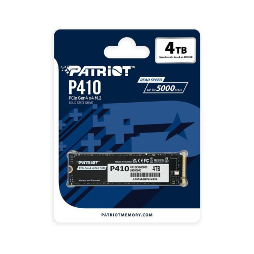 Накопичувач SSD M.2 2280 4TB Patriot (P410P4TBM28H)