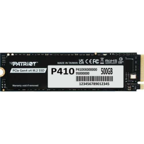 Накопичувач SSD M.2 2280 500GB Patriot (P410P500GM28H)