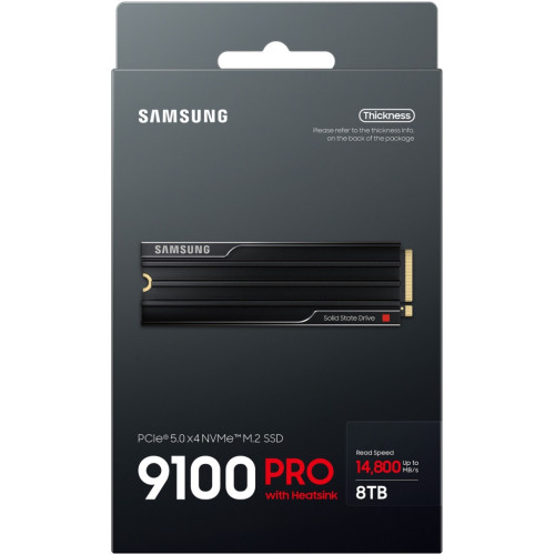 Накопичувач SSD M.2 2280 8TB 9100 PRO Heatsink Samsung (MZ-VAP8T0CW) Накопичувач SSD M.2 2280 8TB 9100 PRO Heatsink Samsung (MZ-VAP8T0CW)