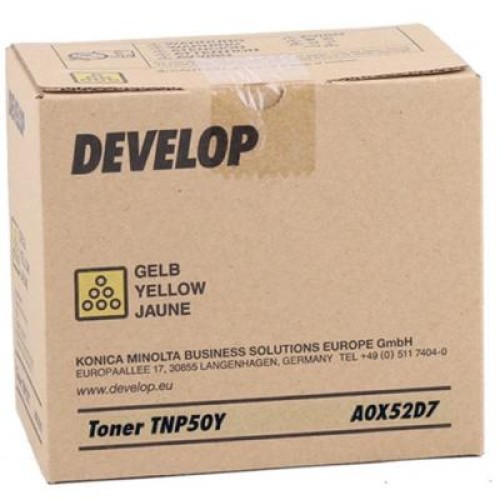 Тонер Develop TNP50Y yellow f. ineo+ 3100P (A0X52D7)