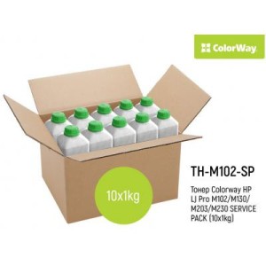 Тонер HP LJ Pro M102/M130/M203/M230 SERVICE PACK (10x1kg) ColorWay (TH-M102-SP)