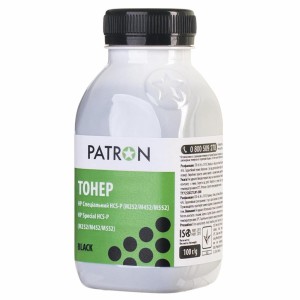 Тонер HP CLJ CP1025/CP1215/M252/M452/M552/5500 BLACK 100 г Patron (PN-HCS-P-B-100)