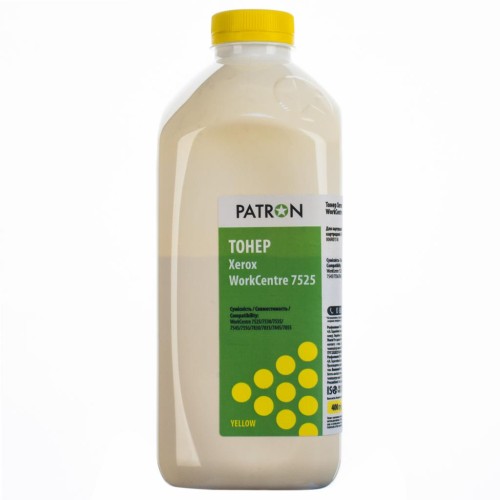 Тонер XEROX WC7525 400г YELLOW Patron (PN-XWC7525-2-Y-400)