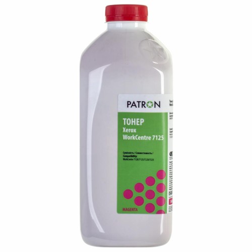 Тонер XEROX WC7125 360г MAGENTA Patron (PN-XWC7125-M-360)