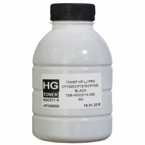 Тонер HP CLJ CP1025/1215/1525 50г BLACK HG (TSM-HGC011K-050)