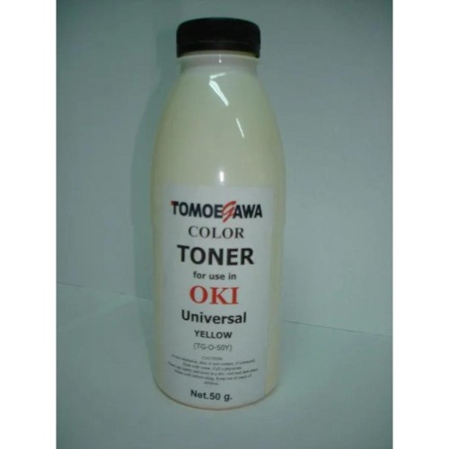 Тонер OKI UNIVERSAL 50г Yellow Tomoegawa (TG-O-50Y)