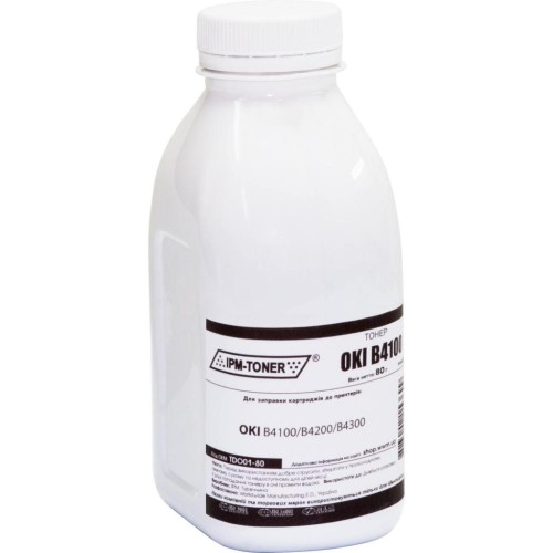 Тонер OKI B4100/B4200/B4400/B4600, 80г Black IPM (TDO01-80)