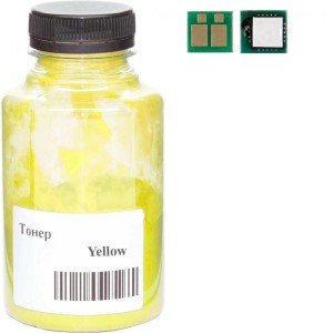 Тонер Canon 054H MF641/643/645, LBP-621/623, 70г 2.3K Yellow +chip AHK (3203745)