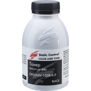 Тонер OKI Universal Okidata 3 Glossy 100г black фасовка Static Control (OKIUNIV3-100B-K-P)