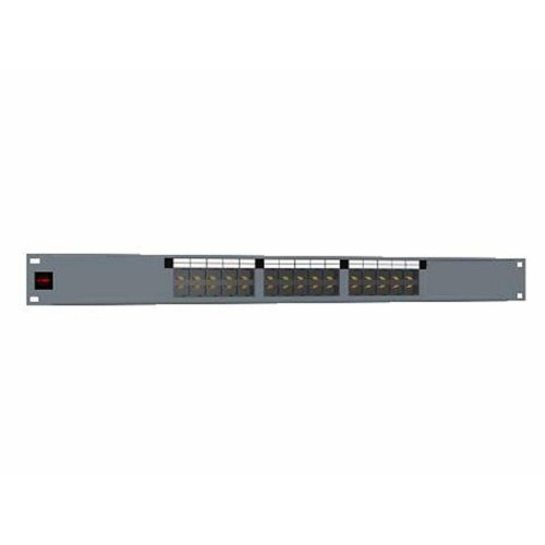 Патч-панель 19, 1U 30xRJ45, кат.3, UTP Molex (PID-00145-30P)