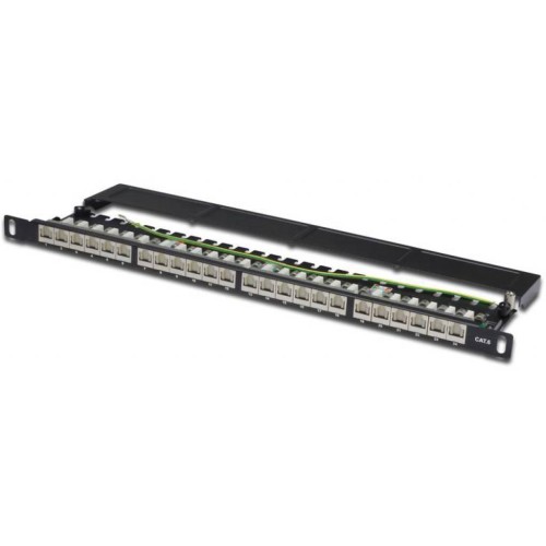 Патч-панель Digitus 19 0.5U, 24xRJ45, CAT 6 STP в зборі (DN-91624S-SL-SH)