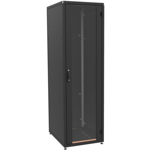 Шафа напольна Zpas 33U 600x600 glass door black (IT-336060-69AA-2-161-FP)