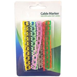 Кабельний організатор Eserver Cable Marker 100шт д.5-5.5мм (WT-6071A)