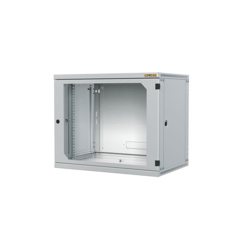 Шафа настінна Conteg 15U 600x600 removable side panels RAL9005 (RUN-15-60/60-TH-H)