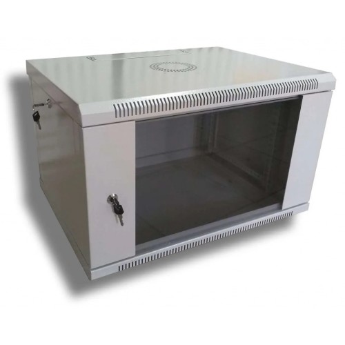 Шафа настінна Hypernet 6U 19 600x450 (WMNC-6U-FLAT-AC)