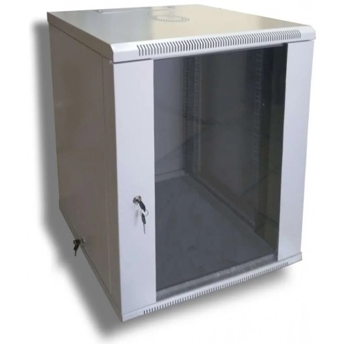 Шафа настінна Hypernet 15U 19 600x450 (WMNC-15U-FLAT-AC)