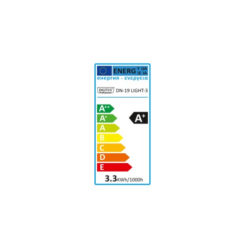 Модуль до шафи Digitus Світильник LED lighting, 223 lm, 6500K, sensor, magnet fixing (DN-19LIGHT-3)