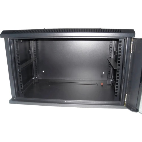 Шафа настінна Hypernet 4U 19 600x300 (WMNC-30-4U-FLAT-AC-BLACK)