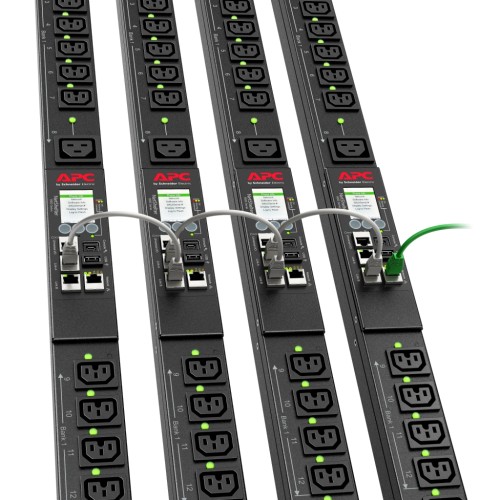 Силовий блок Силовий блок APC Rack PDU 9000 Switched, ZeroU, 11.0kW, 230V, (21) C13 (3) C19 APC (APDU9981EU3)